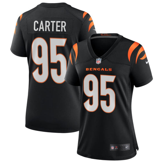 Zach Carter Cincinnati Bengals Nike Women's Game Jersey - Black